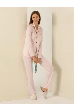 Pıerre Cardın 7717-S Bayan Gömlek Pijama Takımı Pıerre Cardın 7717-S Bayan Gömlek Pijama Takımı
