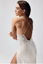 Freshness 9950-GS Saten Ortişli Gecelik Sabahlık Takım Freshness 9950-GS Saten Ortişli Gecelik Sabahlık Takım