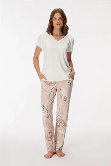 Anıl 11396 Kadın T-Shirt Ve Pantalon Takım Anıl 11396 Kadın T-Shirt Ve Pantalon Takım