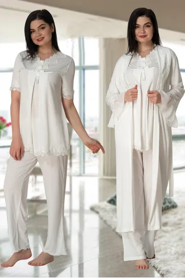 Effortt 5034 Sabahlıklı Lohusa Pijama Takımı