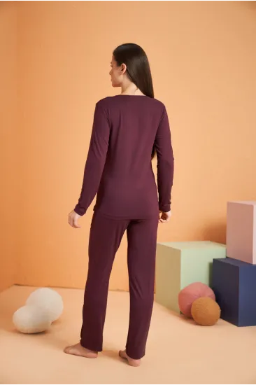 PJS 28048 Kadın Patlı Pijama Takım PJS 28048 Kadın Patlı Pijama Takım