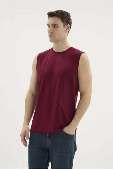 Kocabey T522 Erkek Sıfır Kol T-shirt