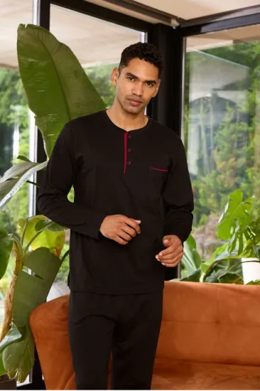 Kocabey 9250 Erkek Midi Yaka Pijama Takım Kocabey 9250 Erkek Midi Yaka Pijama Takım