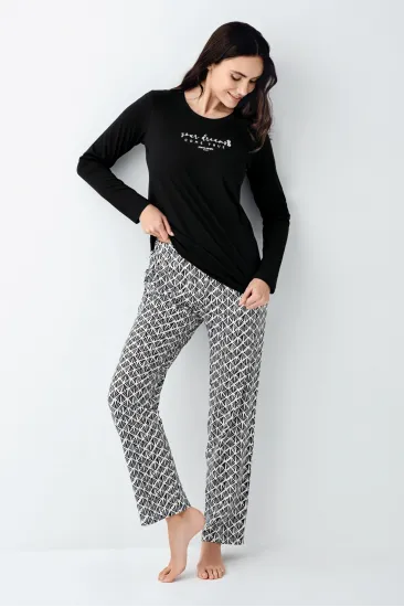 Pierre Cardin 9068-S Kadın Uzun Kol Pijama Takım Pierre Cardin 9068-S Kadın Uzun Kol Pijama Takım