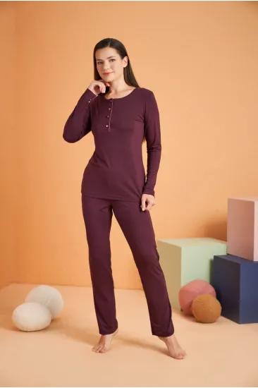 PJS 28048 Kadın Patlı Pijama Takım PJS 28048 Kadın Patlı Pijama Takım