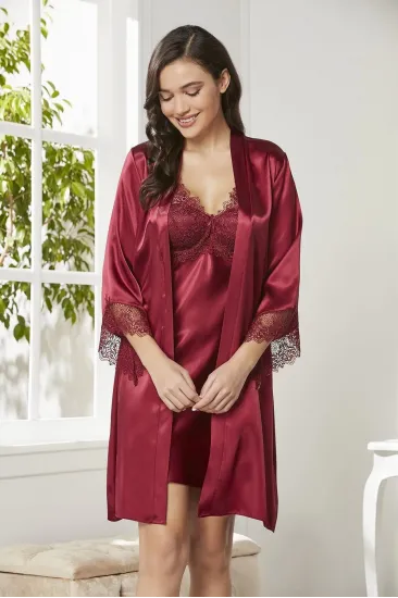 Pierre Cardin 6040 Kısa Gecelikli 6'lı İpek Set Pierre Cardin 6040 Kısa Gecelikli 6'lı İpek Set