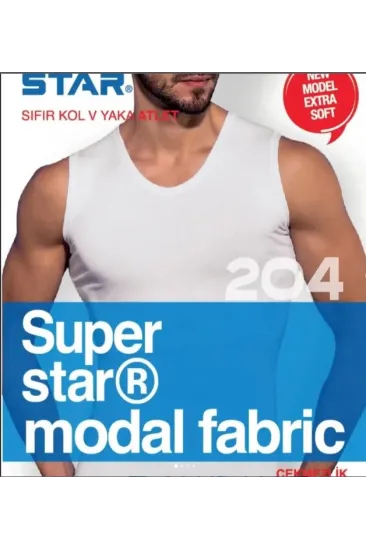 Star 204 Modal Sıfır Kol V-Yaka Atlet Star 204 Modal Sıfır Kol V-Yaka Atlet
