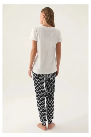 Arnetta 2871-S Kadın Kısa Kol Pijama Takımı Arnetta 2871-S Kadın Kısa Kol Pijama Takımı