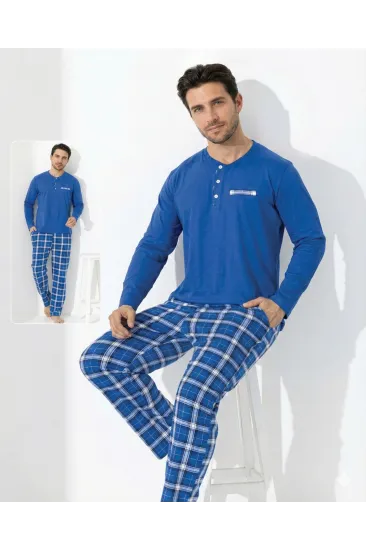 Boyraz 0645 Erkek Uzun Kol Penye Pijama Takımı Boyraz 0645 Erkek Uzun Kol Penye Pijama Takımı