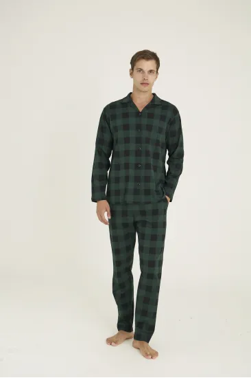 Kocabey 9209 Erkek Apaj Yaka Pijama Takım Kocabey 9209 Erkek Apaj Yaka Pijama Takım