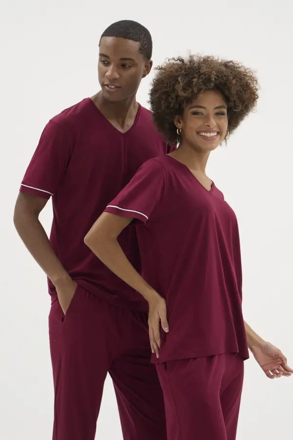 Kocabey KKT-26162 V Yaka Pijama Takımı Kocabey KKT-26162 V Yaka Pijama Takımı