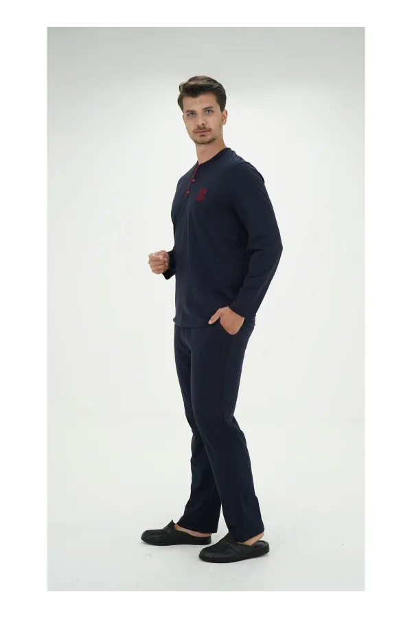 D'S Damat 01005 Uzun Kol Pijama Takımı