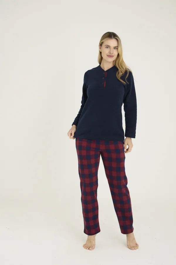 Kocabey 7304-K Kadın Midi Yaka Pijama Takım Kocabey 7304-K Kadın Midi Yaka Pijama Takım