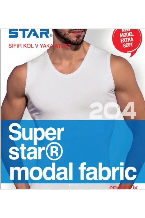 Star 204 Modal Sıfır Kol V-Yaka Atlet Star 204 Modal Sıfır Kol V-Yaka Atlet