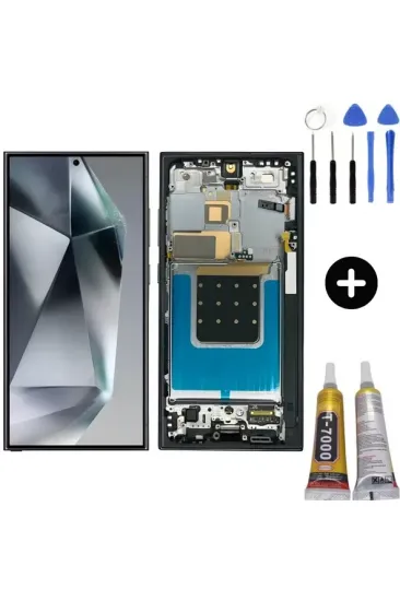 Samsung S24 Ultra Uyumlu Ekran Çıtalı Oled (gri) + Samsung S24 Ultra Uyumlu Ekran Çıtalı Oled (gri) +
