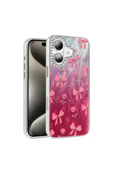 Apple İphone 16 Plus Kılıf Blade Aynalı Desenli Kapak - Desen 3 Apple İphone 16 Plus Kılıf Blade Aynalı Desenli Kapak - Desen 3