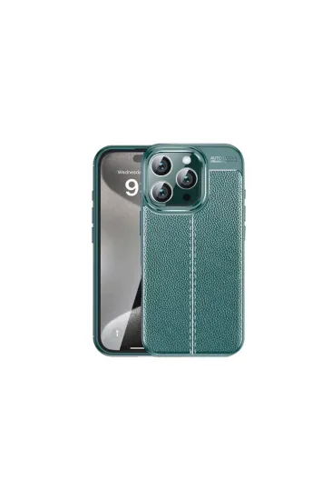 Apple İphone 16 Pro Kılıf Auto Focus Kapak - Koyu Yeşil Apple İphone 16 Pro Kılıf Auto Focus Kapak - Koyu Yeşil