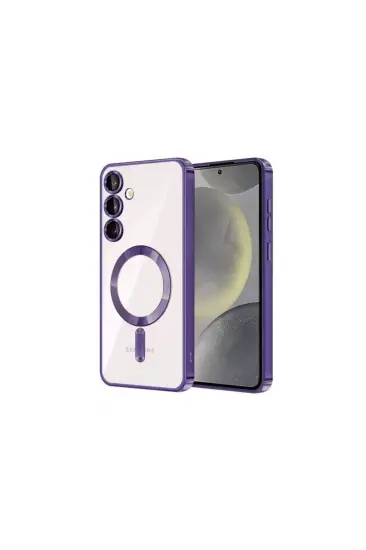 Samsung Galaxy S23 Kılıf Kross Magneticsafe Kapak - Mor