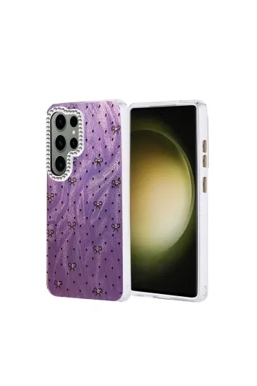 Samsung Galaxy S25 Ultra Kılıf Blade Aynalı Desenli Kapak - Desen 2 Samsung Galaxy S25 Ultra Kılıf Blade Aynalı Desenli Kapak - Desen 2