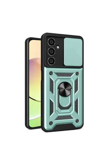 Samsung Galaxy A05s Kılıf Pars Lens Yüzüklü Silikon - Yeşil Samsung Galaxy A05s Kılıf Pars Lens Yüzüklü Silikon - Yeşil