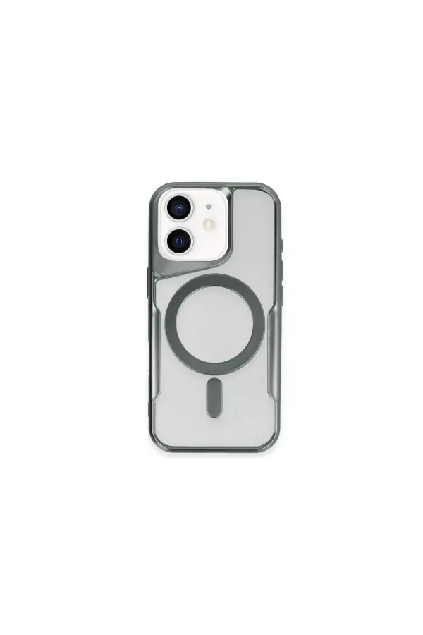 Apple İphone 11 Kılıf Boyi Magsafe Silikon Kapak - Yeşil Apple İphone 11 Kılıf Boyi Magsafe Silikon Kapak - Yeşil