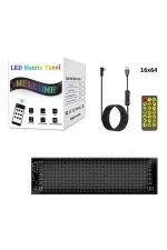 Led Panel Cama Yapışan Telefon Kontrollü Led Ekran Panel 16*64 Led Sayısı Led Panel Cama Yapışan Telefon Kontrollü Led Ekran Panel 16*64 Led Sayısı