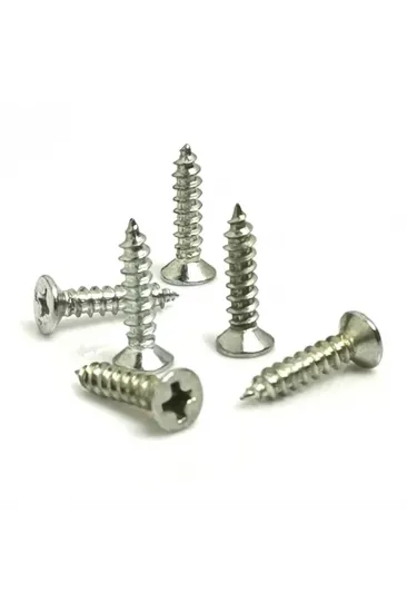 Klips, Menteşe, Ayak, Ağaç, Sunta Vidası 3x13 Mm - Nikel 100 Adet Klips, Menteşe, Ayak, Ağaç, Sunta Vidası 3x13 Mm - Nikel 100 Adet
