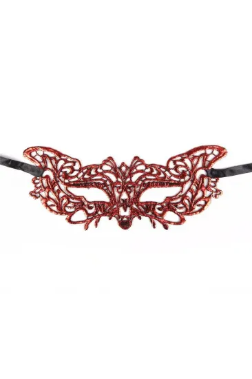 Kırmızı Dantel Masquerade Maskesi 9 No Kırmızı Dantel Masquerade Maskesi 9 No