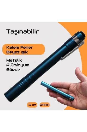 Gold  Gp-206 Led Beyaz Işıklı Doktor Kalem Fener