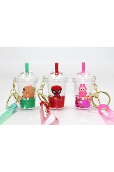 Sulu Silikon Anahtarlık Spiderman, Labubu,kapibara Alk5282 Sulu Silikon Anahtarlık Spiderman, Labubu,kapibara Alk5282