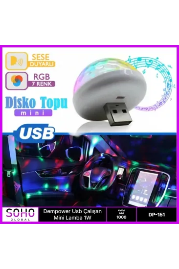 Usb Mini Led 4w Rpg Özellikli