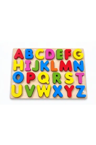 Ahşap Alfabe Puzzle Eğitici Oyuncak 94-432 Ahşap Alfabe Puzzle Eğitici Oyuncak 94-432
