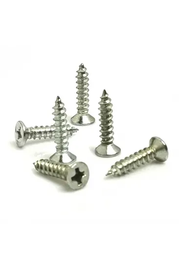 Klips, Menteşe, Ayak, Ağaç, Sunta Vidası 2,2x9,5mm - Nikel 100 Adet Klips, Menteşe, Ayak, Ağaç, Sunta Vidası 2,2x9,5mm - Nikel 100 Adet