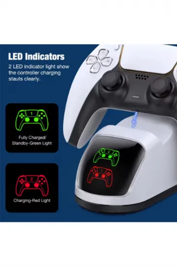 Ps5 Dualsense Şarj Istasyonu Playstation 5 Uyumlu Charging Station Ps5 Dualsense Şarj Istasyonu Playstation 5 Uyumlu Charging Station