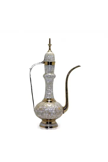 Pirinç Sedefli İbrik 75 Cm Ksk134
