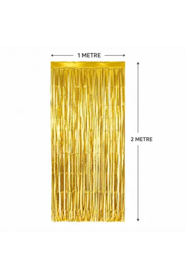 Gold Metalize Parti Perdesi 100x200 Cm – Kapı Ve Arka Fon Perdesi Gold Metalize Parti Perdesi 100x200 Cm – Kapı Ve Arka Fon Perdesi