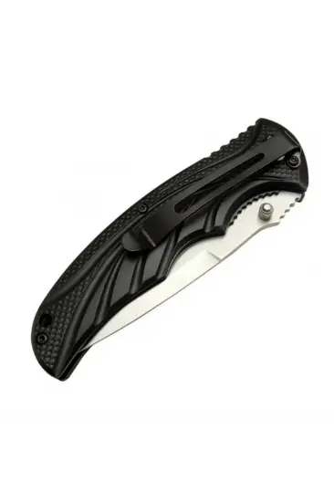Handsome 453 Yeşil Kamp Çakı 21,5cm - Yarı Otomatik, Kemerlikli Handsome 453 Yeşil Kamp Çakı 21,5cm - Yarı Otomatik, Kemerlikli