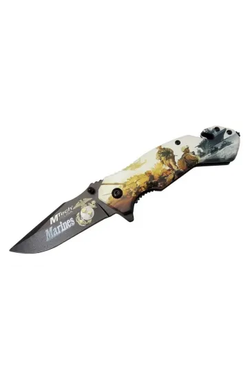 4 23 2 Marines Kurtarma / Kamp Çakı 20cm - Yarı Otomatik, Kemerlikli, Cam Kırma Ve İp Kesme Aparatlı 4 23 2 Marines Kurtarma / Kamp Çakı 20cm - Yarı Otomatik, Kemerlikli, Cam Kırma Ve İp Kesme Aparatlı