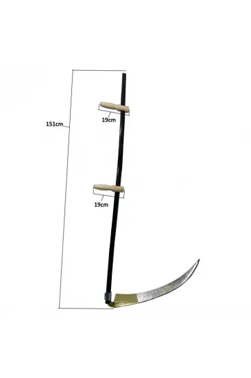 Komple Tırpan - Metal Saplı 6 Parça Set - Ahşap Elcik 70 Cm Komple Tırpan - Metal Saplı 6 Parça Set - Ahşap Elcik 70 Cm