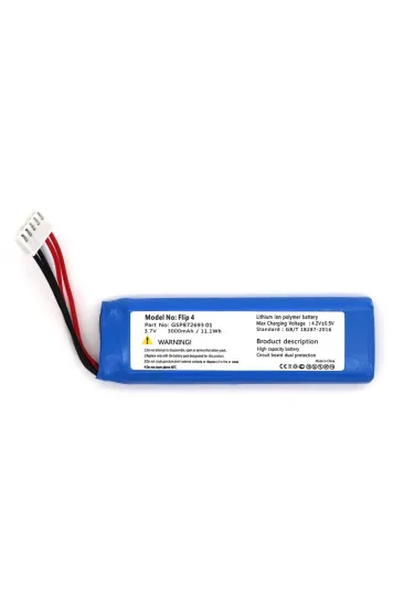 Jbl Flip 4 Uyumlu 3.7v 3000 Mah Soketli Batarya