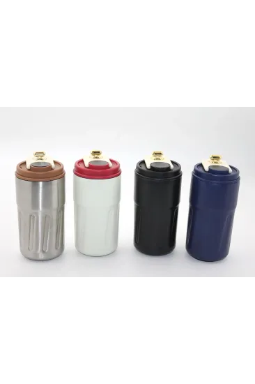 Askılı Ve Derece Göstergeli Vakumlu Mug - 500 Ml Modern Kahve Termosu Alk3136 Askılı Ve Derece Göstergeli Vakumlu Mug - 500 Ml Modern Kahve Termosu Alk3136
