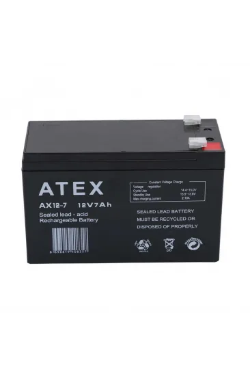 Atex Ax12-7 12v 7ah Akü Atex Ax12-7 12v 7ah Akü