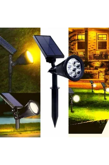 Solar 7w Kazıklı Bahçe Armatürü Rgb Mz-301a Solar 7w Kazıklı Bahçe Armatürü Rgb Mz-301a