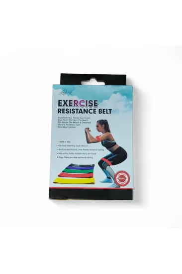 Aerobik Bant 5 Li Pilates Yoga Bandı *** Aerobik Bant 5 Li Pilates Yoga Bandı ***