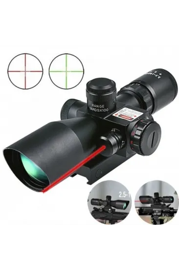Spike Süper Zoomlu – Lazerli – Profesyonel Av Tüfeği Dürbünü 2.5-10x40/e Spike Süper Zoomlu – Lazerli – Profesyonel Av Tüfeği Dürbünü 2.5-10x40/e