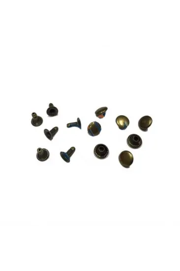 Rivet Perçin - 12mm, Antik, 1000 Adet Rivet Perçin - 12mm, Antik, 1000 Adet