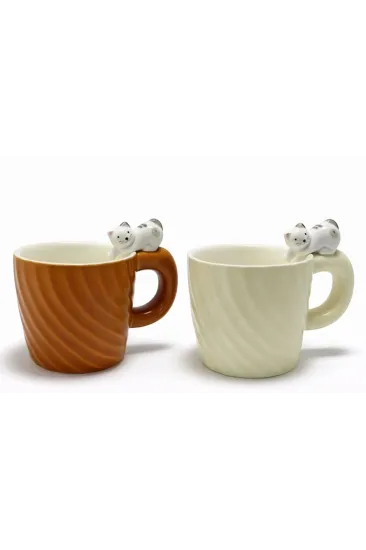 3d Kedi Figürlü Desenli Kupa Bardak Alk5033 3d Kedi Figürlü Desenli Kupa Bardak Alk5033