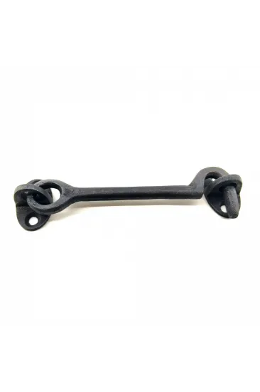 Antika Tarz Dekoratif Pirinç  Çengeli - 13cm, Oksit