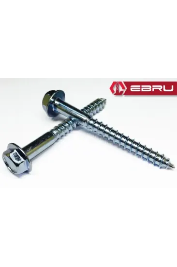 Altıköşe Başlı Flanşlı Trifon Vida 10x120 - 10 Adet Altıköşe Başlı Flanşlı Trifon Vida 10x120 - 10 Adet