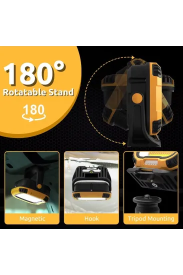 Wison Ws-582 Powerbank Özellikli Tripod Bağlantılı Mıknatıslı 3500 Lümen Usb Şarjlı Çalışma Feneri Wison Ws-582 Powerbank Özellikli Tripod Bağlantılı Mıknatıslı 3500 Lümen Usb Şarjlı Çalışma Feneri